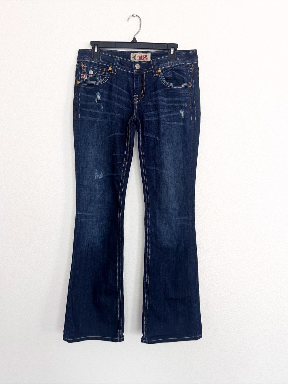 MEK Dark Blue Bootcut Jeans - Women's - Picture 2 of 9